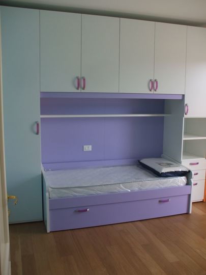 Cameretta con secondo letto estraibile.