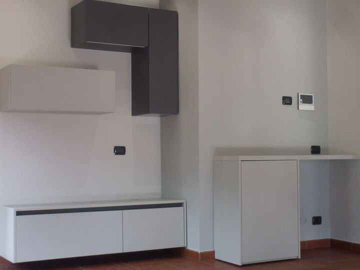 Linee geometriche per zona living.